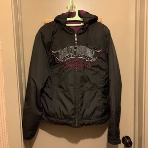 Harley-Davidson reversible hooded jacket
